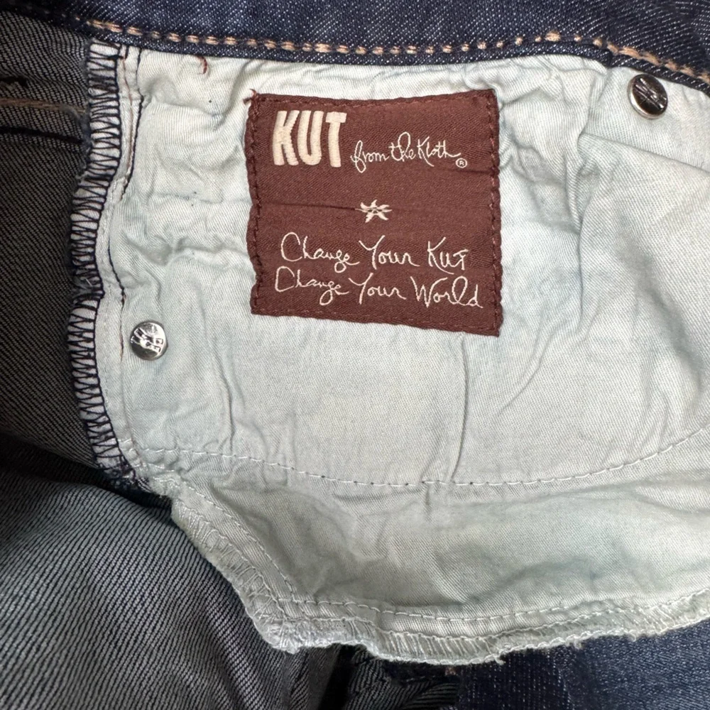 Kut from the Kloth Dark Blue Boyfriend Jeans - Picture 4 of 6